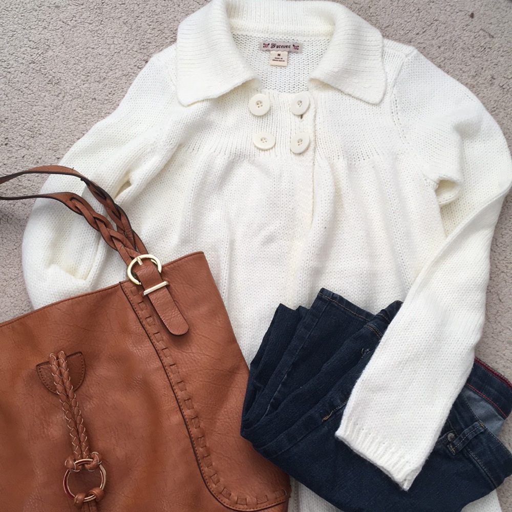 White sweater
